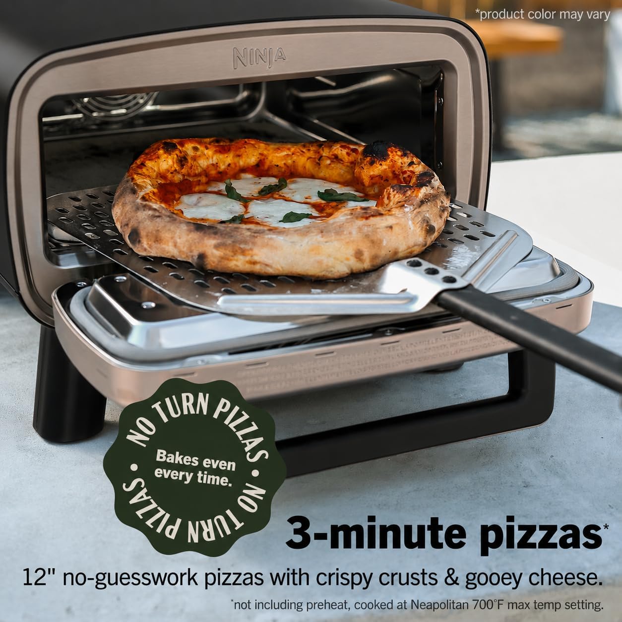 NINJA Electric Outdoor Pizza Oven With Stone